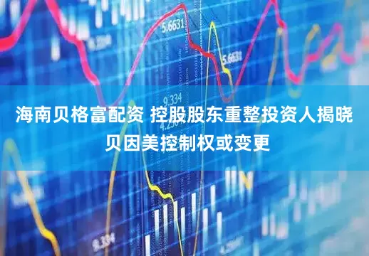 海南贝格富配资 控股股东重整投资人揭晓 贝因美控制权或变更